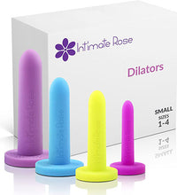 Intimate Rose, Silicone Dilators for Women and Men, Small (Sizes 1-4), Pack of 4