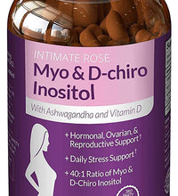 Intimate Rose, Myo and D-Chiro Inositol with Ashwagandha and Vitamin D, 120 Capsules