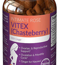 Intimate Rose, Vitex (Chasteberry) with Added Ginger, 30 Day Supply (60 Capsules)