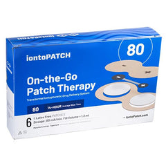 IontoPatch, patch/Vial, 80mA-min, pack of 6