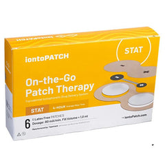 IontoPatch STAT, patch/Vial, 80mA-min, pack of 6