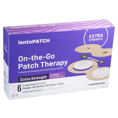 IontoPatch Extra Strength, patch/vial, 120mA-min, pack of 6