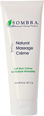 Sombra, Natural Massage Cream, 8 oz.