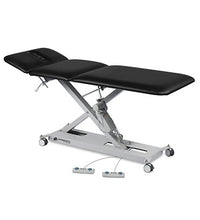 Mammoth 3: 3-Section Hi-Lo Treatment Table with Standard Upholstery, Black