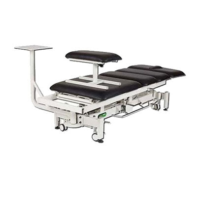 MedSurface Traction Hi-Lo Treatment Table with Stool, Gray, 110V