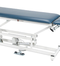 treatment table - electric hi-low, 76" L x 27" W x 18" - 37" H, 2-section