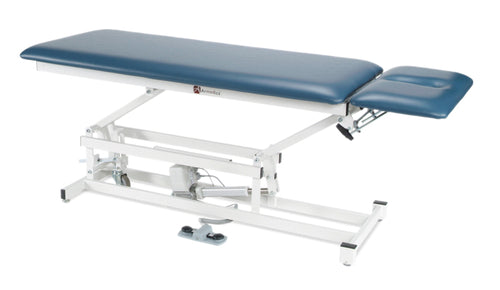 treatment table - electric hi-low, 76" L x 27" W x 18" - 37" H, 2-section