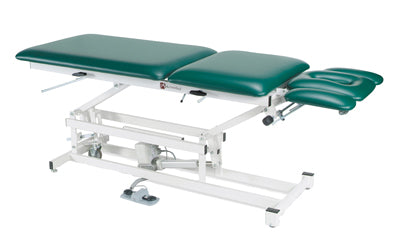 treatment table - electric hi-low, 76" L x 27" W x 18" - 37" H, 5-section