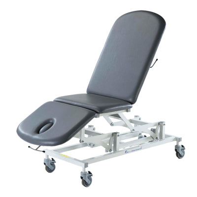 treatment table - electric hi-low, sterling table, 78" L x 28"W x 18" - 39" H, 3-section, castors