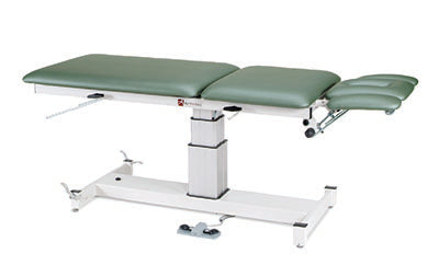 Armedica Treatment Table - Motorized Pedestal Hi-Lo, 4 Section, 3 Piece Head Section, 220V