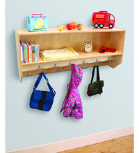 Double Row Wall Mount Coat Rack