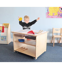 Mobile Sensory Table With Trays and Lids