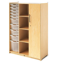 Teachers Wardrobe with Trays and Locking Door