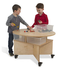 Mobile Collaboration Table With Trays