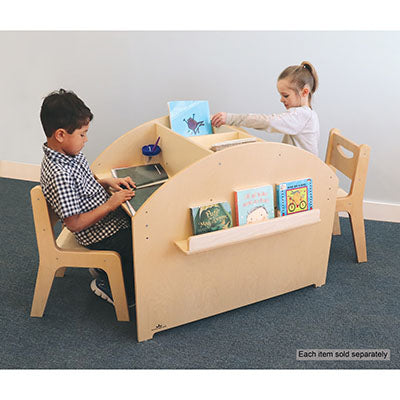 Two Student Adjustable Library Desk