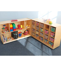 20 Tray Fold And Roll Storage Cabinet