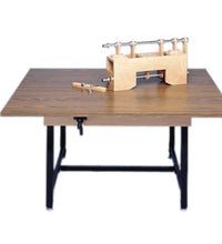 Work Table, rectangular, manual Hi-Low, 60" L x 48" W x 28" - 35.5" H