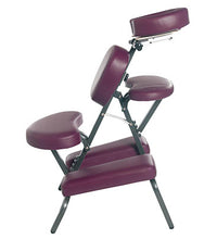 Portable massage chair - Burgandy