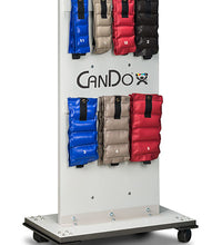 CanDo Mobile Weight Rack with Accessories (Cuff Weights and Dumbbells)