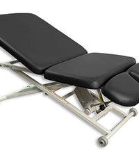 CanDo Hi-Lo Treatment Table, 3-Section, Upholstered Top, Adj Backrest, Drop Sec, 73" x 29"