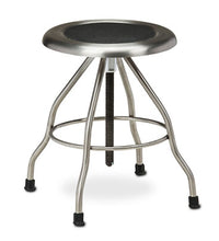 Clinton, Stainless Steel Stool, Rubber Feet