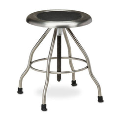 Clinton, Stainless Steel Stool, Rubber Feet