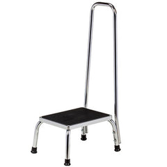 Clinton, Chrome Step Stool, Handrail