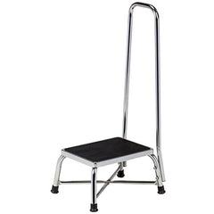 Clinton, Chrome Bariatric Step Stool, Handrail