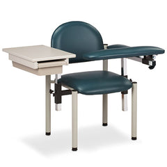 Clinton, SC Series Phlebotomy Chair, Padded Arms, Drawer