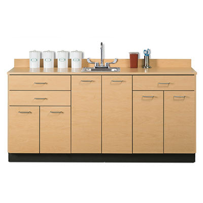 Clinton, Base Cabinet, 6 Doors, 3 Drawers, 72"L