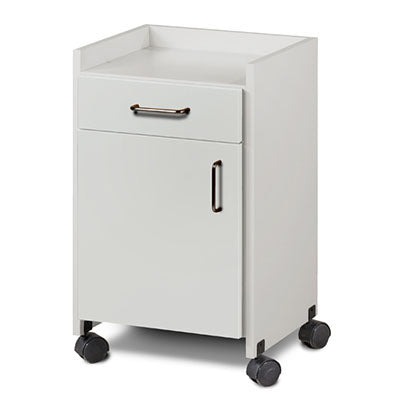 Clinton, Mobile Bedside Cabinet, 17.25" x 15.75" x 29.25"