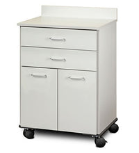 Clinton, Mobile Treatment Cabinet, 2 Doors, 2 Drawers