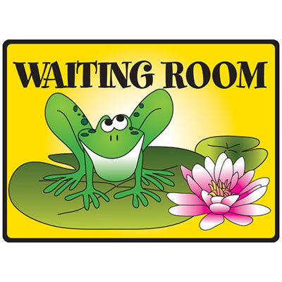 Clinton, Waiting Room Sign