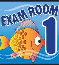 Clinton, Sign, Ocean Series, Exam Room 1 Sign