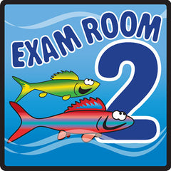 Clinton, Sign, Ocean Series, Exam Room 2 Sign