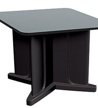 Table, Square Vinyl-Edge, Plain Top, Xbase-Legs, 36" x 36"