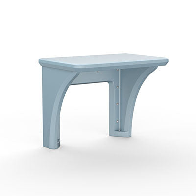 Endurance Desk, All plastic, Wall Mount, Blue Grey