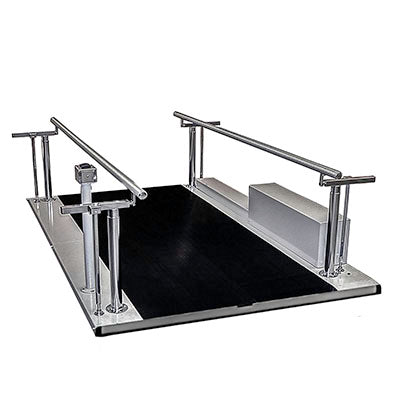 Tri W-G Bariatric Parallel Bars, Motorized Height and Width Adjustable, 12', 220V, international crating extra