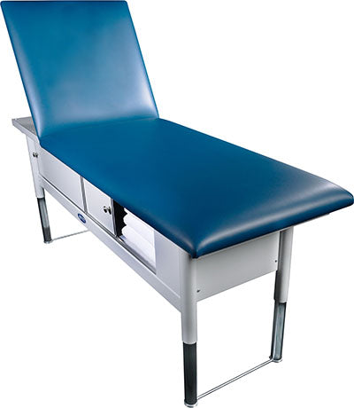 Tri W-G Treatment Table, Motorized Hi-Lo, Raised Back, 28" x 80", 500Ib capacity