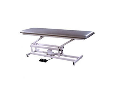 Tri W-G Treatment Table, Motorized Hi-Lo 1 section, 27" x 76", 400 lb capacity, w/ casters