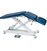 Tri W-G Treatment Table, Motorized Hi-Lo SX 3 section, elevated center, 27" x 76", w/ casters