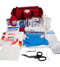 First Aid Kit, Economic Cab Bag, 13" x 9" x6", Red