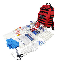 First Aid Kit, Standard Assault Pack, 16" x 11" x 9", Red