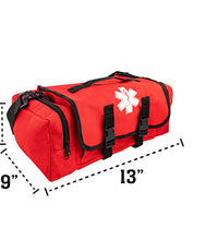 Economic Cab Bag, 13" x 9" x 6", Red