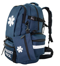 Large Medical Backpack, 21.25" x 14" x 12", Navy