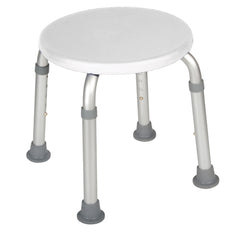 Bath Stool - Round White by Drive