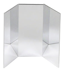 Glassless Mirror, Free-Standing, Triple Panel, 16