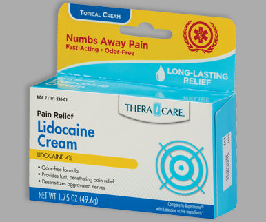 Thera|Care Pain Relief Lidocaine Cream