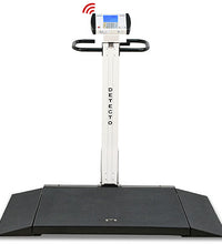 Detecto, 6550 Wheelchair Scale, Portable, Digital, Folding Column, 1,000 lb x .2 lb / 450 kg x .1 kg, AC Adapter