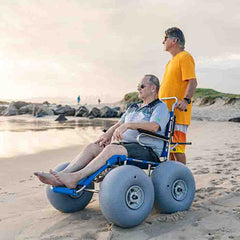 Wheeleez Sandcruiser All-Terrain Beach Wheelchair (Dune Buster Model)